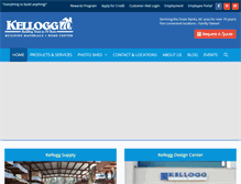 Tablet Screenshot of kelloggsupplyco.com